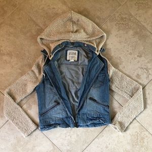 Billabong denim jacket sweater mix